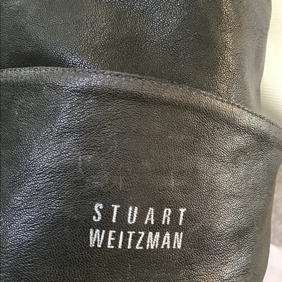 Stuart Weitzman Charcoal Grey knee high boots - Picture 3 of 5